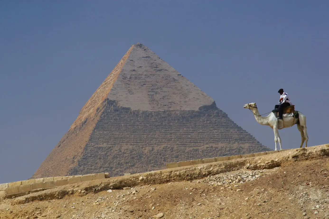 Egyptian Police at Giza Pyramids
