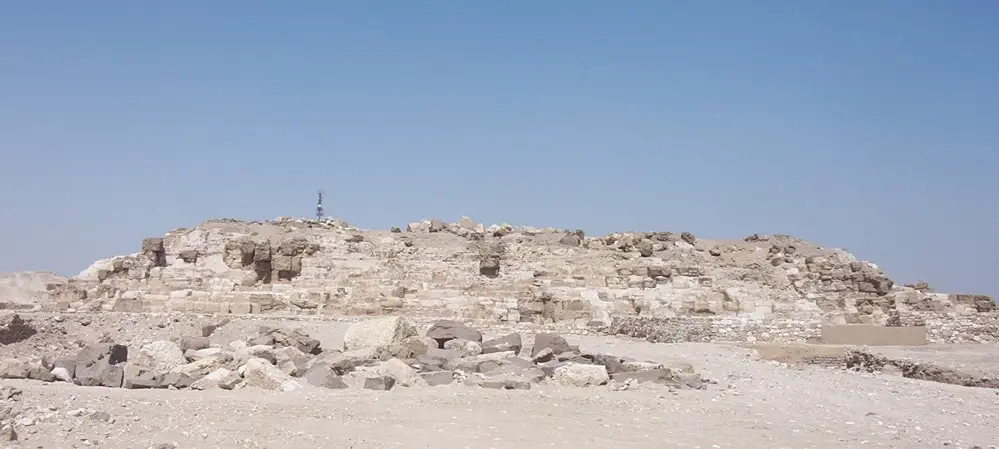 Djedefre Pyramid in Abu Rawash, Egypt