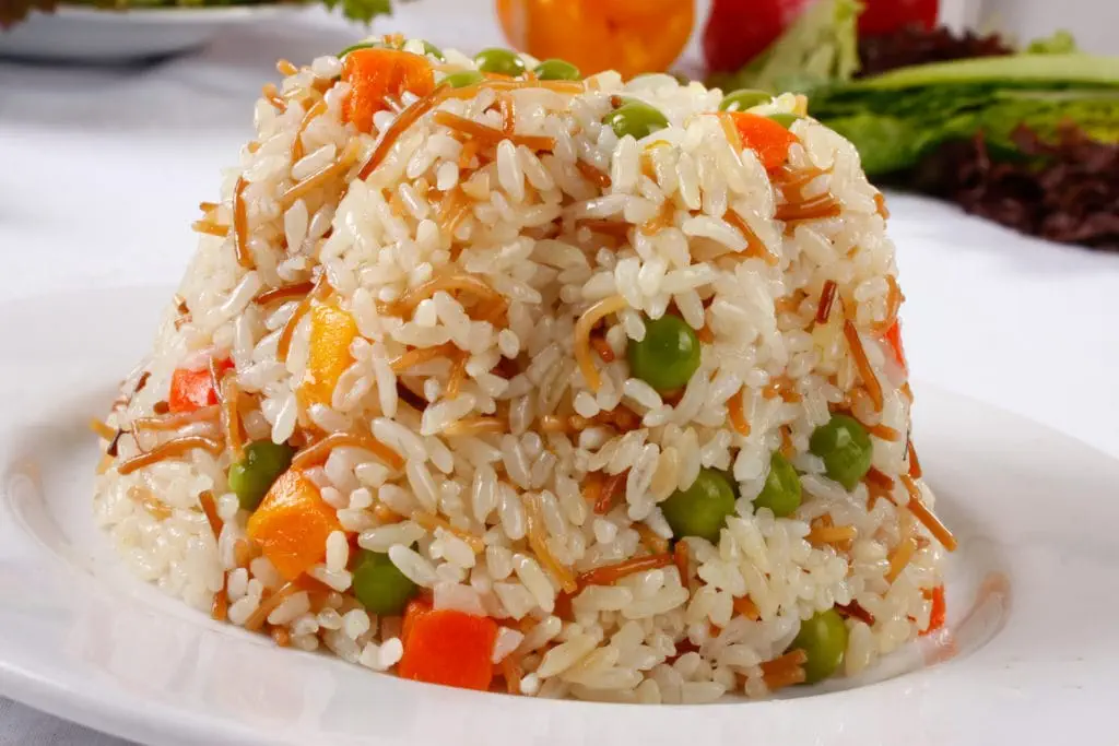 Egyptian Rice with Green Peas