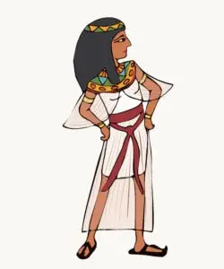 Woman Clothing from Ancient Egypt New Kingdom
