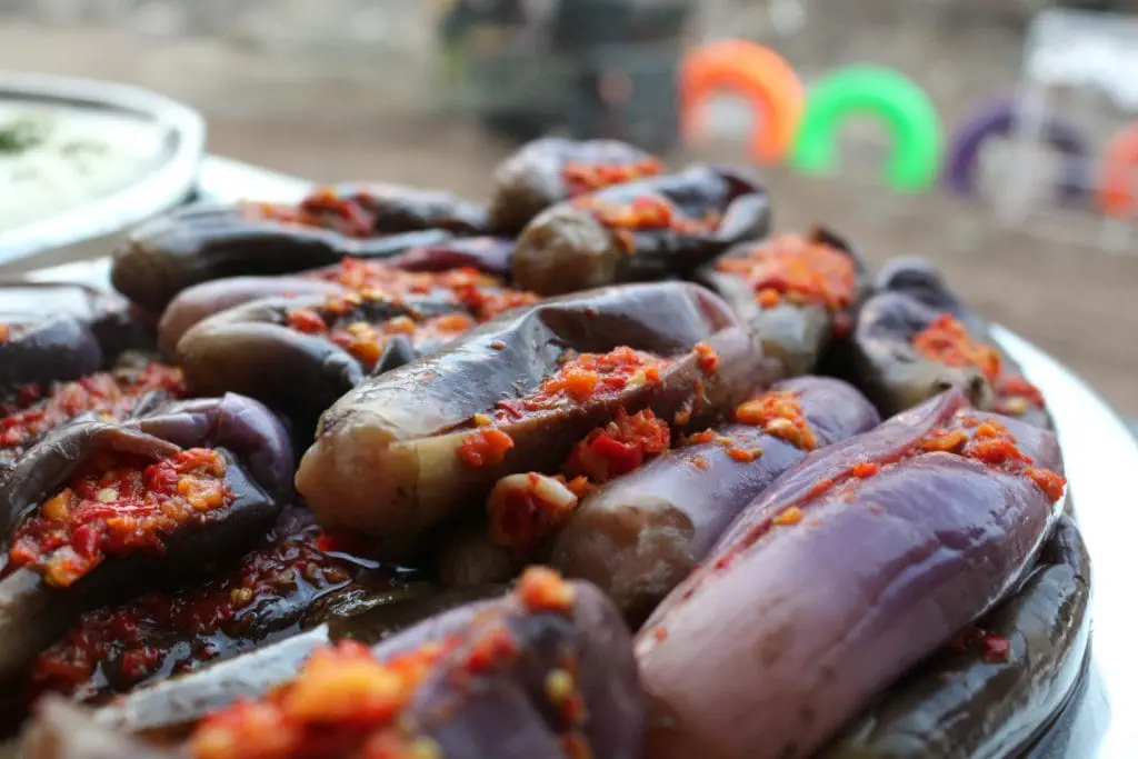 Egyptian pickled Eggplants
