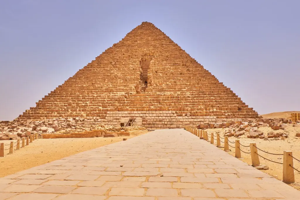 Egyptian Pyramid Menkaure is the Smallest Pyramid of the 3 Famous Pyramids of Giza