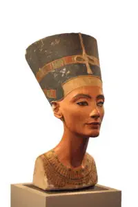 Egyptian Queen Nefertiti in Modius Crown