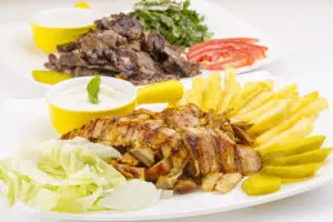 Shawarma Plate (Chicken, Beef, or lamb) in Egypt