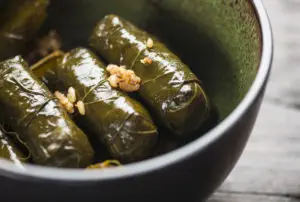 Waraq (or Warak) Inab ( or Enab) (Stuffed Vine Leaves)