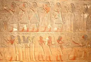 Stone Carving with Elegant Women
