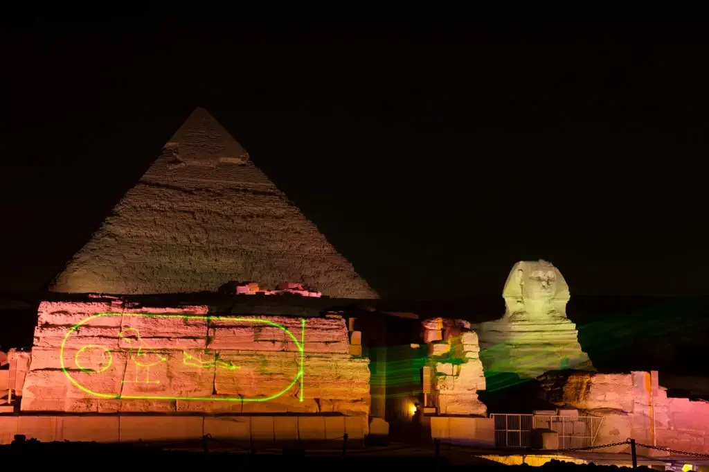 Giza Pyramids Sound and Light show