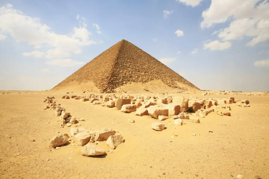 Red Pyramid of Sneferu in Egypt