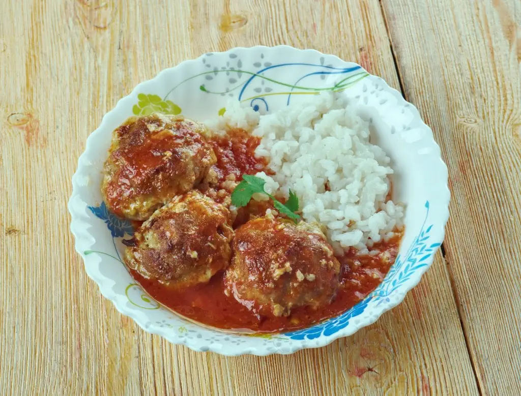 Daoud Bacha meat balls Kafta
