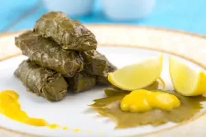 Waraq (or Warak) Inab ( or Enab) (Stuffed Vine Leaves)
