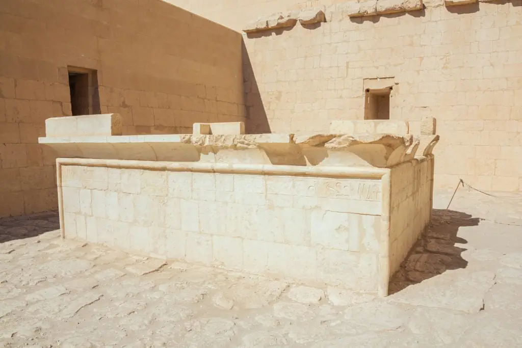 Solar Cult Complex room at Queen Hatshepsut Temple - Luxor - Egypt