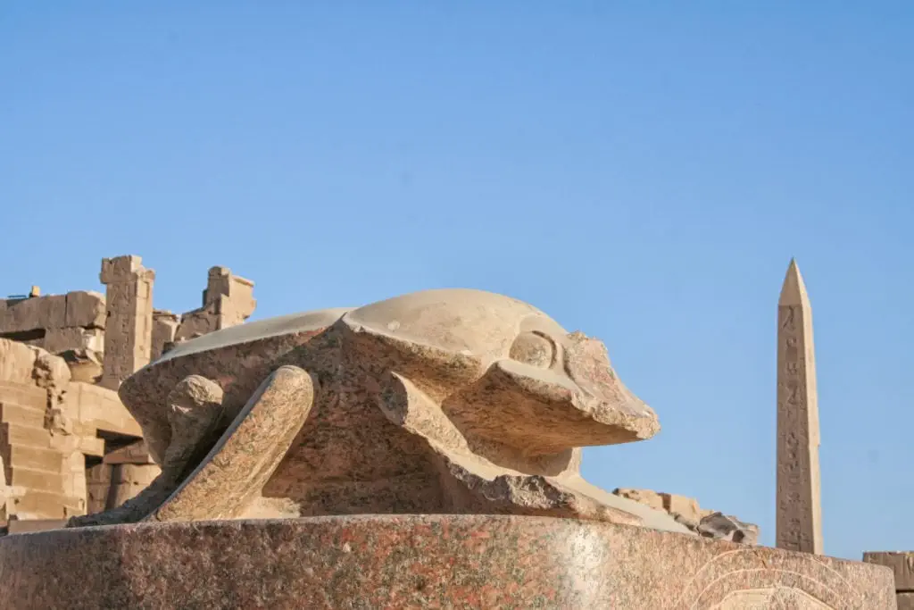 Scarab (Sacred in Ancient Egypt)) - Karnak Temple - Luxor - Egypt