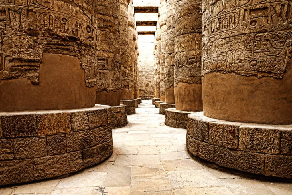 Temple of Karnak - Hieroglyphics - Luxor - Egypt