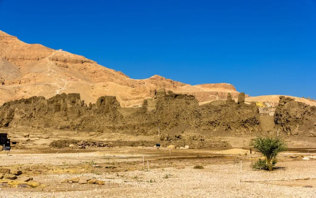 External Walls of a Temple in Madinet Habu