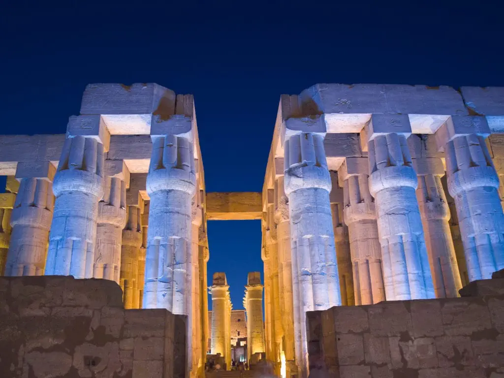 Luxor Temple at Night