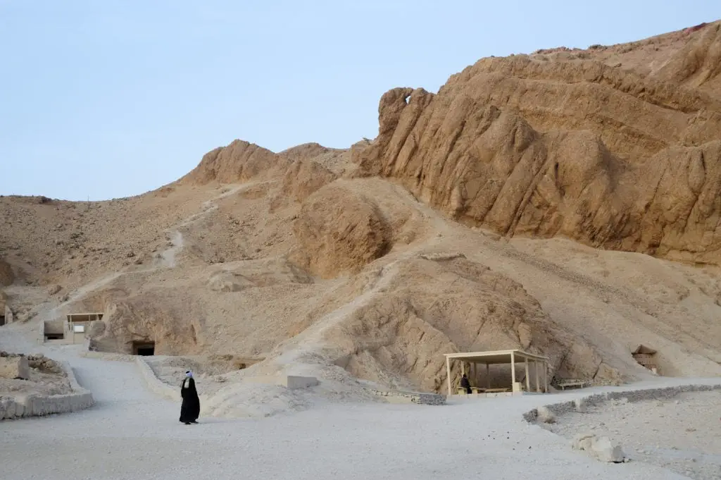 The Valley of the Queens on the West side of the Nile River - Luxor - Egypt