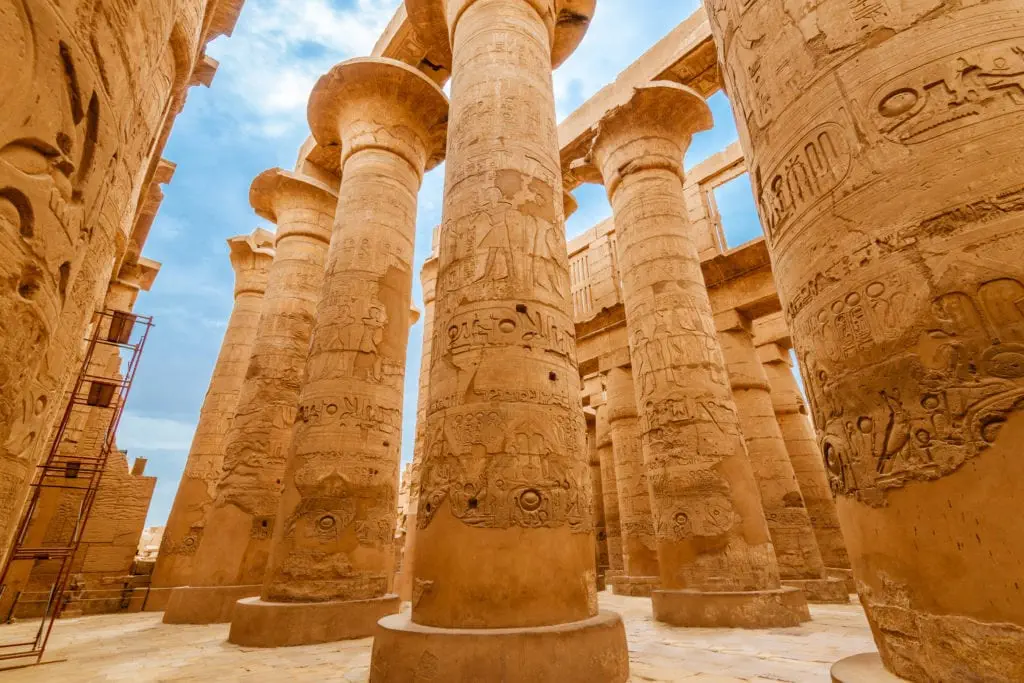 Karnak Temple Great Pillars - Luxor - Egypt