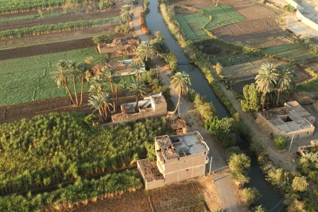 Villages near Aswan in Egypt