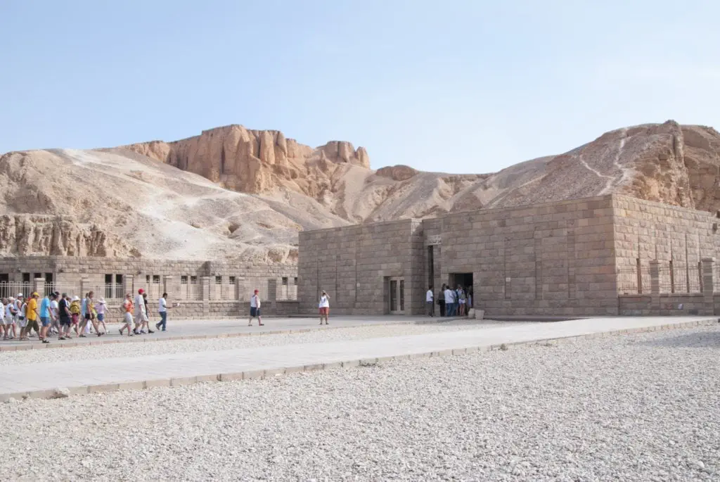 Entrance to The Valley of Kings - Luxor - Egypt