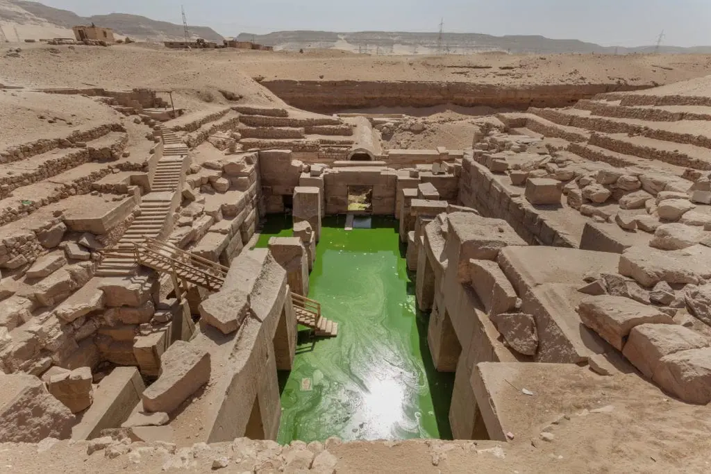Osirion - Temple of Osiris in Abydos - Egypt